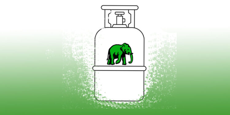 මහ මැතිවරණයට ගෑස් සිලින්ඩරයෙන් එන කණ්ඩායම