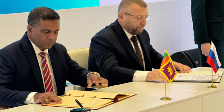 රුසියාව – ශ්‍රී ලංකාව අතර රේගු අවබෝධතා ගිවිසුමක්
