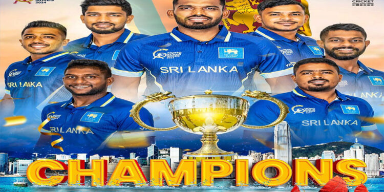 හොංකොං ක්‍රිකට් ශූරතාව ශ්‍රී ලංකාව දිනාගනී