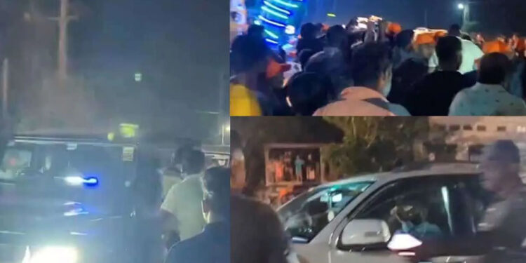 අවසන් රැලියේදී ආධාරකරුවන් දෙපිරිසක් ගැටී දෙදෙනෙක් රෝහලේ