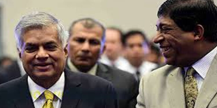 රවී රනිල් ජාතික ලැයිස්තුවෙන්?