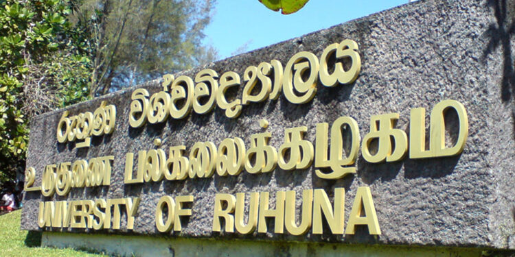 රුහුණේ උප කුලපති ඉවත් වන තුරු කාර්ය මණ්ඩලය පාරට බහී