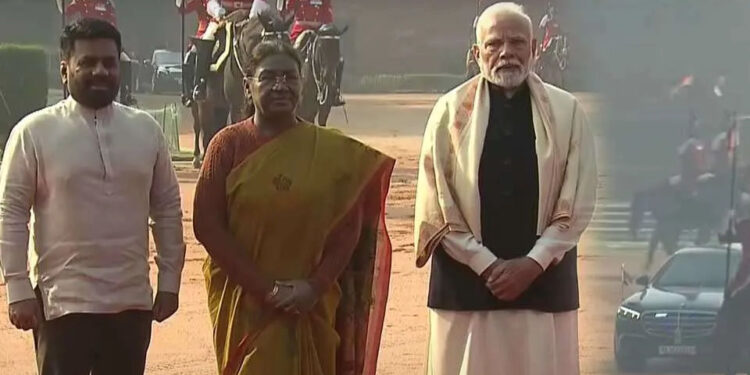 ජනපති අනුර පිළිගැනීමේ නිල උත්සවය