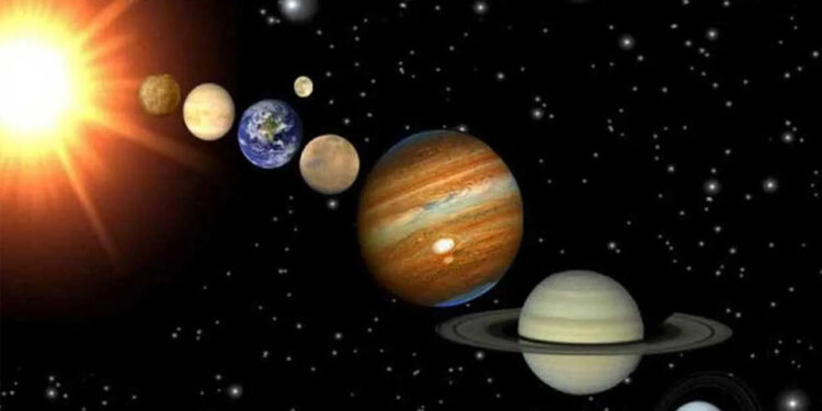 ග්‍රහලෝක 6ක දුර්ලභ පෙළගැස්මක්