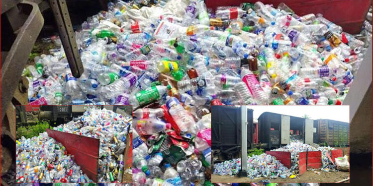 කොළඹ බදුල්ල දුම්රියවලින් මාසිකව හිස් ප්ලාස්ටික් හා වීදුරු බෝතල් 20000ක් එකතු කරයි