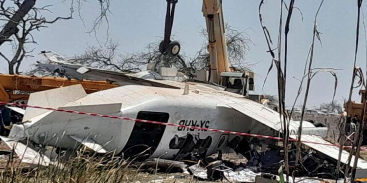 දකුණු සුඩානයේ සිදුවූ බිහිසුණු ගුවන් අනතුර