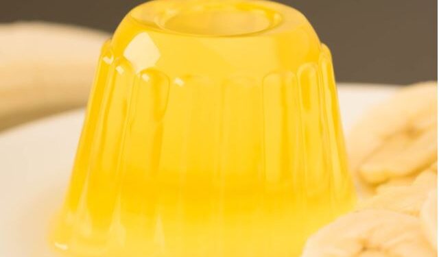 කෙසෙල් ජෙලි පුඩිං හදමු