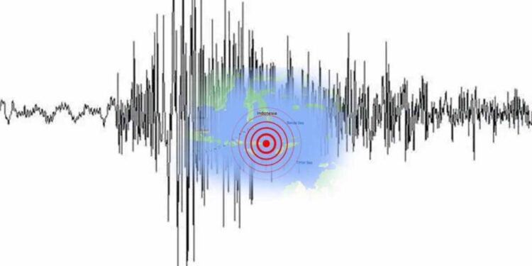 ඉන්දුනීසියාවේ භූ කම්පනයක්