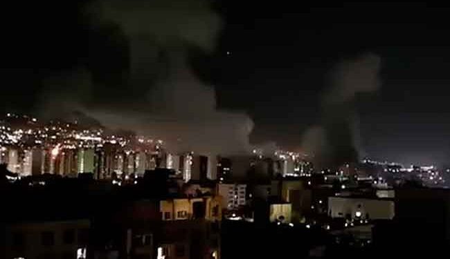 ඉරානයට ගුවන් ප්රහාර මාලාවක්