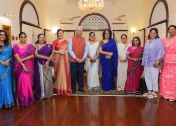 ඉන්දියානු නිල නිවසේදී ශ්‍රී ලංකා මන්ත්‍රීවරියන්ට පිළිගැනීමේ උත්සවයක්