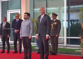 ජනපති අනුරට නිර්මාණය වූ මාලදිවයින් ගීතය