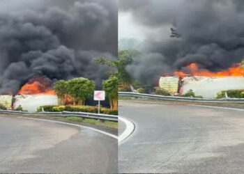 අම්බලන්ගොඩ අධිවේගී මාර්ගයේ මාරක අනතුරක්