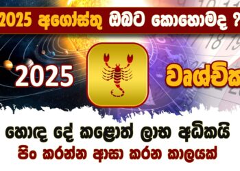 හොඳ දේ කළොත් ලාභ අධිකයි – වෘශ්චික ලග්නය
