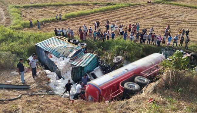 මධ්‍යම අධිවේගයේ අනතුරින් දෙදෙනෙකුට මරු කැඳවයි