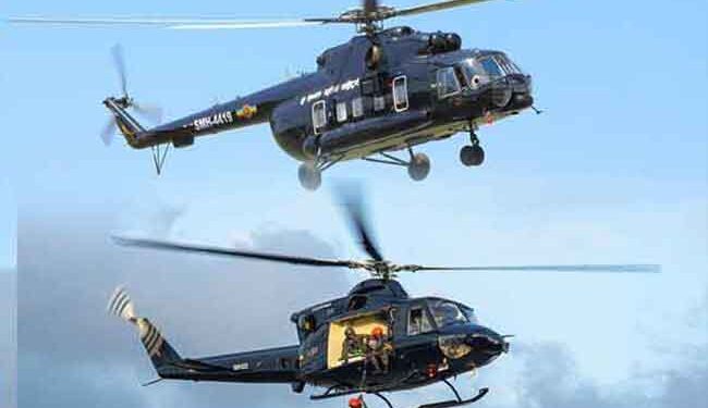 බස් අනතුරේ සහන සේවා වලට හෙලිකොප්ටර යානා 2ක් යොදවයි