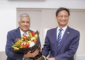 රනිල් වික්රමසිංහ සහ ශ්රී ලංකාවේ චීන තානාපති අතර සාකච්ඡා