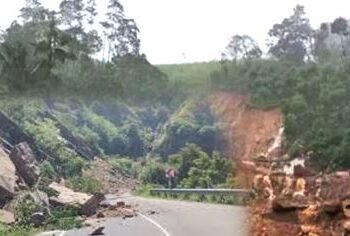 වලපනේ මාර්ගය නායයෑමක් අවධානයෙන් ඉන්න