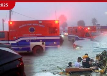 රෝගීන් පිරිසක් රැගත් ගුවන් යානයක් කඩා වැටේ