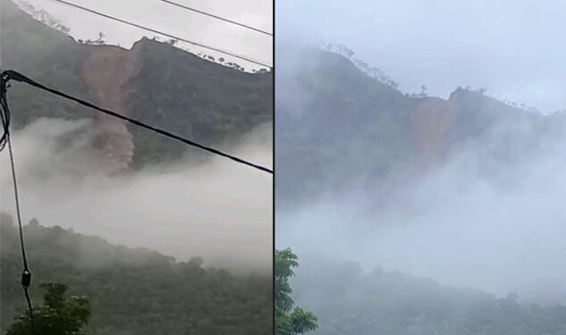 බෝගහපතනේ නායයාමක් – තවමත් සක්රීය මට්ටමේ