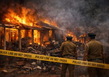 ගිනි ජාලාවක් මැදින් ඇසුණු  පවුල් අසමගිය අළු කළ ගලෙන්බිඳුණුවැව කැදැල්ල