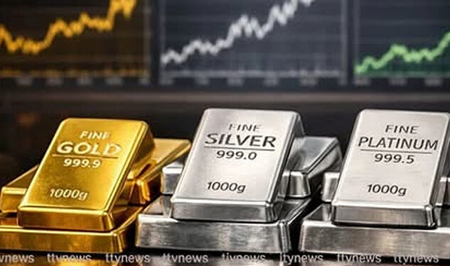 රන් මිලට නොදෙවෙනිව රිදී සහ ප්ලැටිනම් මිලත් වාර්තාගත ලෙස ඉහළට : රිදී ග්රෑම් එකක මිල ඩොලර් 3 සීමාව පසු කරයි