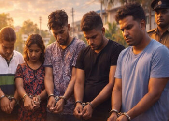 නාරාහේන්පිට කෝටියක කොල්ලය : කාන්තාවක් ඇතුළු 06ක් දැලේ