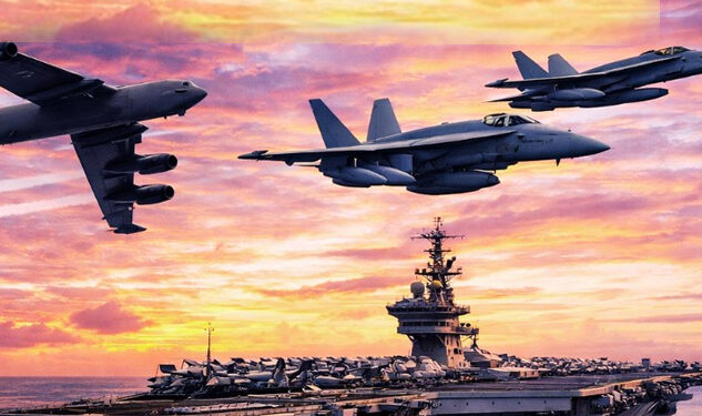 ඉරානය ඉලක්ක කර ඇමරිකානු බෝම්බ හෙලන යානා සහ නාවික බලඇණි ගල්ෆ් කලාපයට