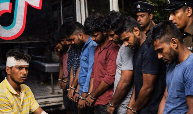 TikTok පණිවිඩයක් දුර ගිහින් තරුණයෙකු පැහැරගත් අටදෙනෙකු කොටුවෙයි
