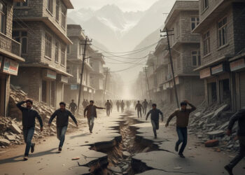 ඉන්දීය කාෂ්මීර් කලාපය භීතියට පත් කරමින් රිච්ටර් මාපකයේ 6ක ප්‍රබල භූකම්පනයක් !