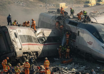 ස්පාඤ්ඤයේ දුම්රිය අනතුරේ මරණ සංඛ්‍යාව 39 දක්වා ඉහළට