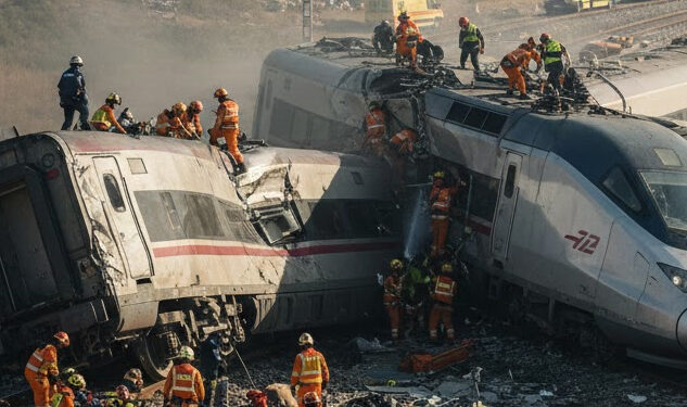 ස්පාඤ්ඤයේ දුම්රිය අනතුරේ මරණ සංඛ්‍යාව 39 දක්වා ඉහළට