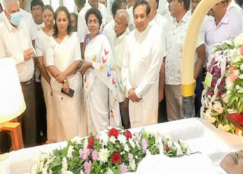 නන්දනට රනිල්ගෙන් අවසන් ගෞරව