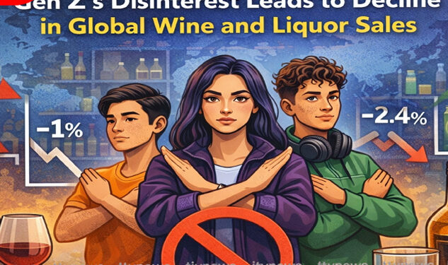 Gen Z ලාට අරක්කැකු අරහං… ලොව පුරා මත්පැන් සහ වයින් අලෙවිය පහතට