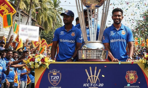 රට පුරා යන T-20 ලෝක කුසලාන ජය සංකේතය අද දිවයිනට