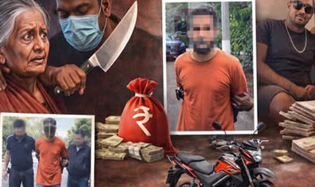 ලොකු අම්මා බියගන්වා ලක්ෂ 15ක් කොල්ලකෑ පුත්‍රයා දැලේ : කොල්ලකෑ මුදලින් යතුරුපැදියක් ගෙන හෝටල්වල අමුතු සෙල්ලම් දාලා