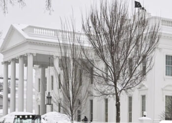 ධවල මන්දිරය හිමෙන් වැසෙයි : නිවාස මිලියනයක විදුලිය විසන්ධි වී ගුවන් ගමන් 10,000ක් අවලංගු කෙරේ