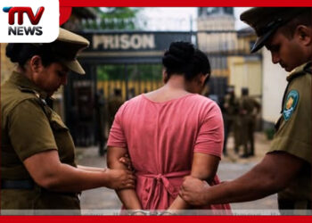 තිසරපටයේ සඟවා සැමියාට ජීව උණ්ඩයක් ගෙනා කාන්තාවක බන්ධනාගාරයේ දී කොටු වෙයි