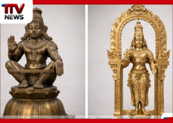 කාලි කෝවිලේ රුපියල් ලක්ෂ 40ක රන් ආලේපිත දේව ප්‍රතිමා දෙකක් සොරාගනී