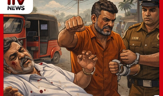 නාගරික මන්ත්රීවරයෙකුට ත්රිරෝද රථ රියදුරෙකු පහර දෙයි : සැකකරු අත්අඩංගුවට