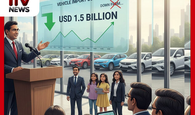 2026 වසරේ වාහන ආනයන වියදම ඩොලර් බිලියන 1.5 දක්වා අඩුවනු ඇතැයි මහ බැංකු අධිපති පවසයි