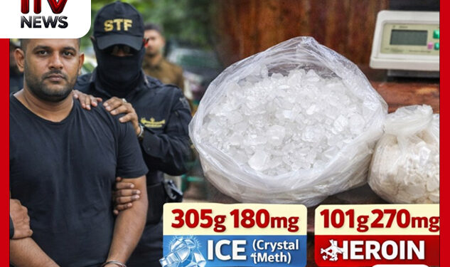 “කුඩු අංජු”ගේ ප්‍රධාන මත්ද්‍රව්‍ය ගබඩාව රත්මලානේදී වටලයි: අයිස් සහ හෙරොයින් සමඟ සමීපතමයෙකු දැලේ