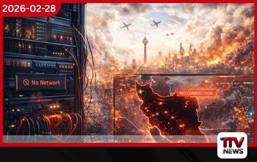 සයිබර් ප්රහාර සහ යුදමය තත්ත්වය හේතුවෙන් ඉරානය පුරා අන්තර්ජාලය සහ සන්නිවේදන ජාල සම්පූර්ණයෙන්ම අක්රිය වෙයි