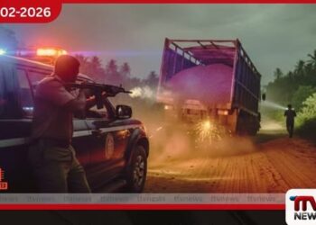 කිලිනොච්චියේ  වැලි ජාවාරම්කරුවන්ට  පොලිස් වෙඩි