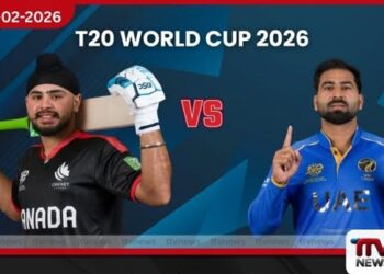 T20 ලෝක කුසලානය: කැනඩාව පරදා එක්සත් අරාබි එමීර් රාජ්‍යයට තියුණු ජයක්