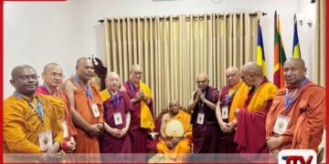 ඉන්දු – ශ්‍රී ලංකා ආධ්‍යාත්මික සබඳතා තහවුරු කරමින් ජාත්‍යන්තර බෞද්ධ දූත පිරිසක් මහනුවරට