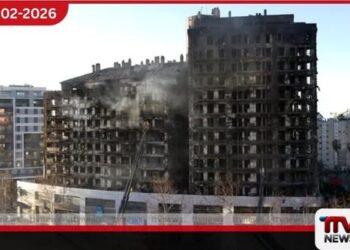 ස්පාඤ්ඤයේ කැටලෝනියාවේ  මහල් නිවාස සංකීර්ණයක ගින්නක් තරුණයින් 5 දෙනෙකු ජීවිතක්ෂයට