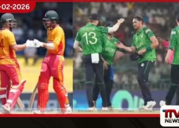 වර්ෂාවෙන් සිම්බාබ්වේ පිලට වාසි අයර්ලන්ත තරගය අතහැරියොත් ඔස්ට්රේලියාව ලෝක කුසලානයෙන් ඉවතට