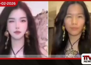 සජීවී විකාශය අතරතුර ‘ෆිල්ටරය’ ඉවත් වී චීන සමාජ මාධ්ය ක්රියාකාරිණියකගේ සැබෑ පෙනුම නිරාවරණය වෙයි