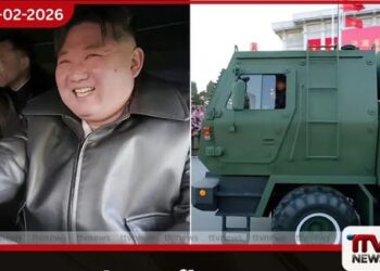 උතුරු කොරියානු නායක කිම් ජොන් උන්  න්‍යෂ්ටික හැකියාව සහිත දැවැන්ත රොකට් පද්ධතියක් පදවයි