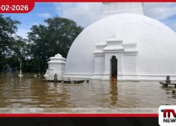 සෝමාවතිය මාර්ගය ගංවතුරින් වැසෙයි